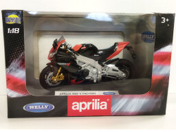 Welly Motocykl Aprilia RSV4 Factory 1:18 
